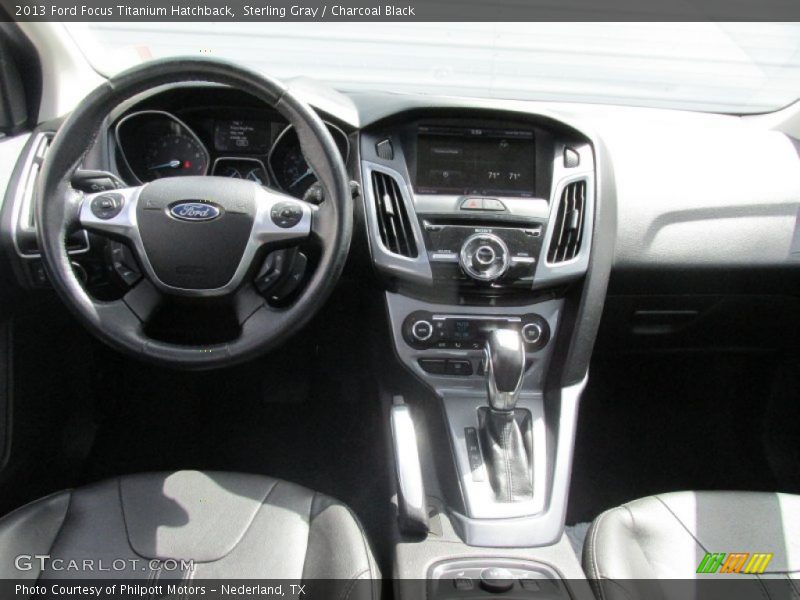 Sterling Gray / Charcoal Black 2013 Ford Focus Titanium Hatchback