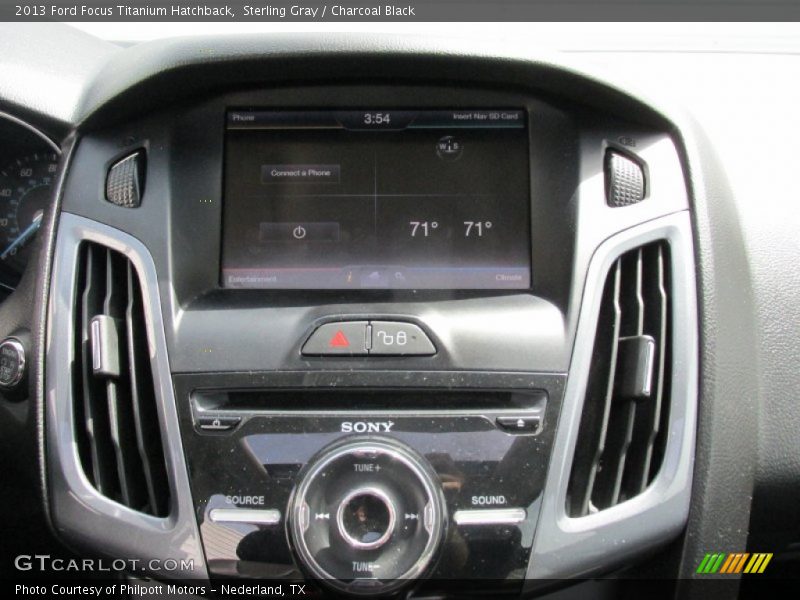 Sterling Gray / Charcoal Black 2013 Ford Focus Titanium Hatchback