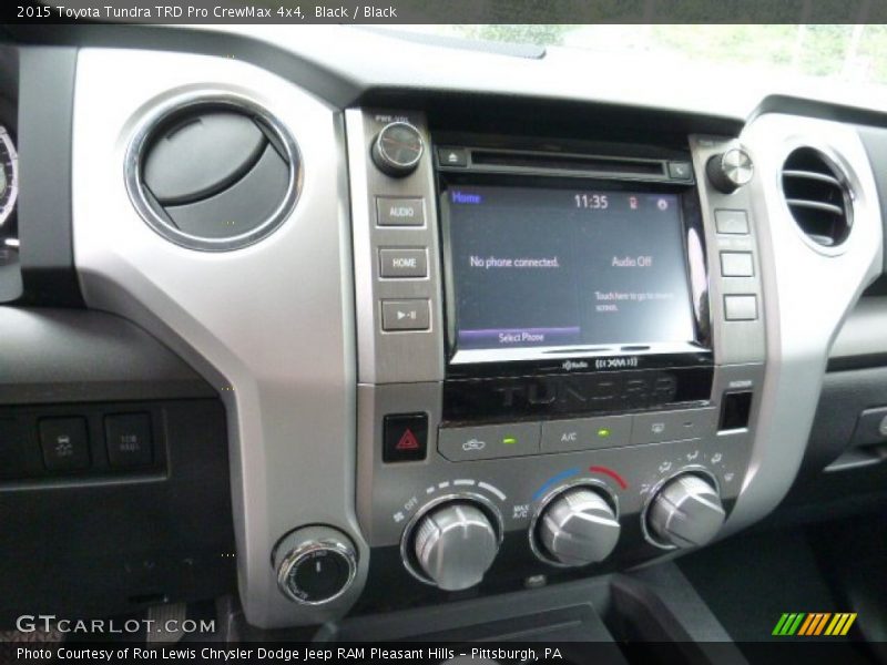 Black / Black 2015 Toyota Tundra TRD Pro CrewMax 4x4