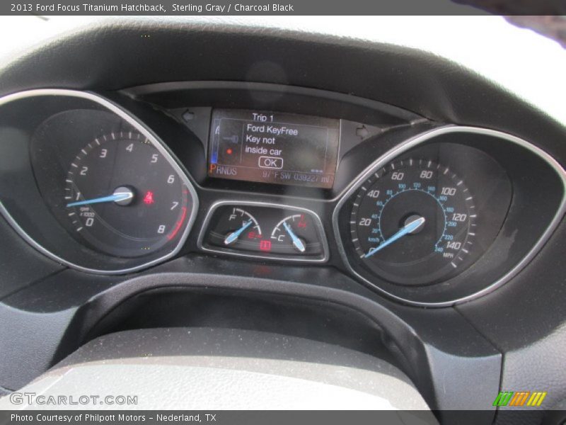Sterling Gray / Charcoal Black 2013 Ford Focus Titanium Hatchback