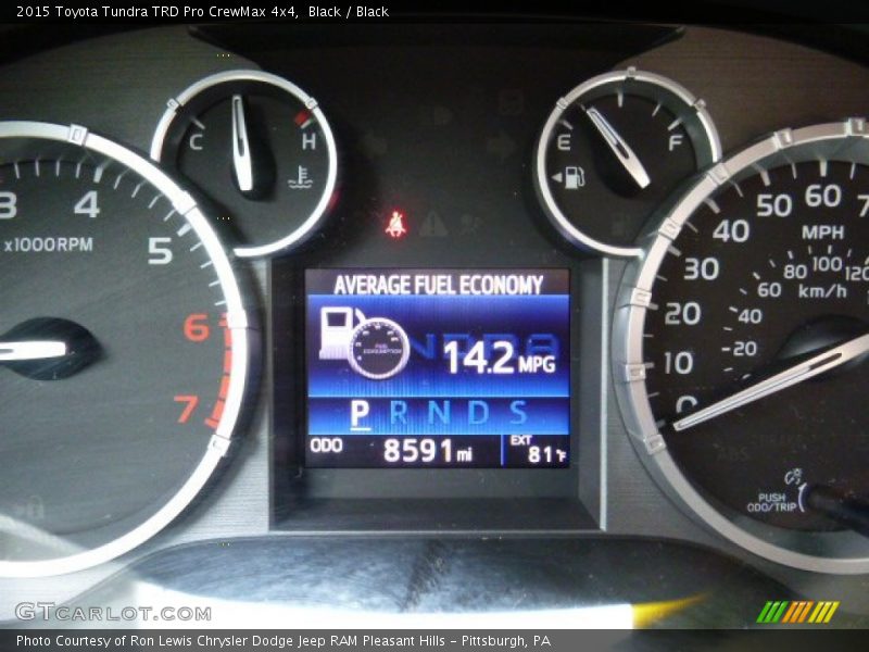 Black / Black 2015 Toyota Tundra TRD Pro CrewMax 4x4
