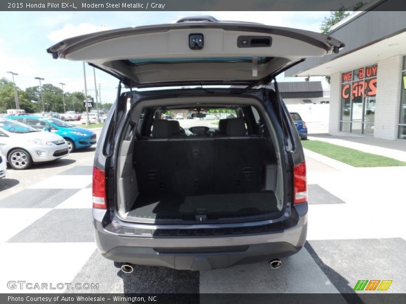 Modern Steel Metallic / Gray 2015 Honda Pilot EX-L