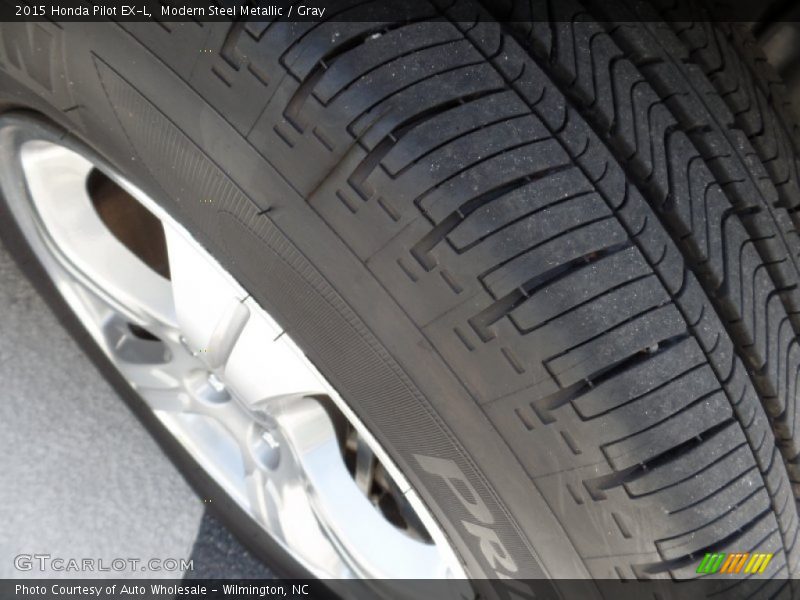 Modern Steel Metallic / Gray 2015 Honda Pilot EX-L