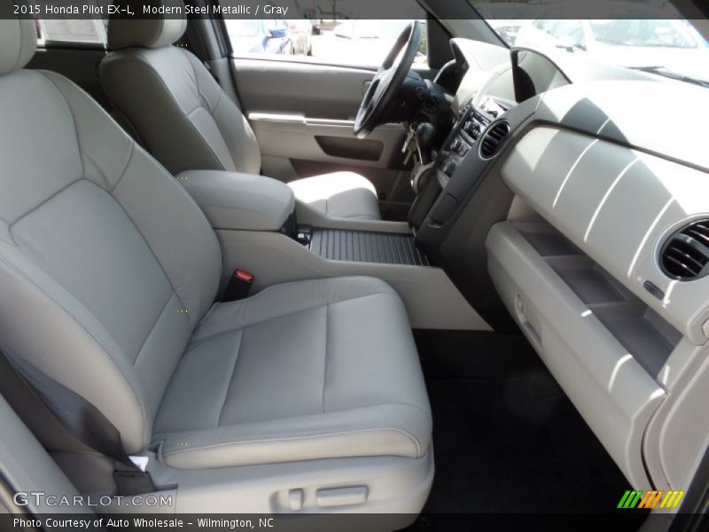 Modern Steel Metallic / Gray 2015 Honda Pilot EX-L