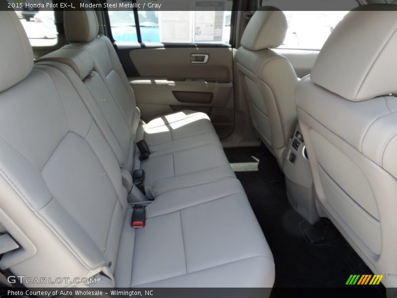 Modern Steel Metallic / Gray 2015 Honda Pilot EX-L