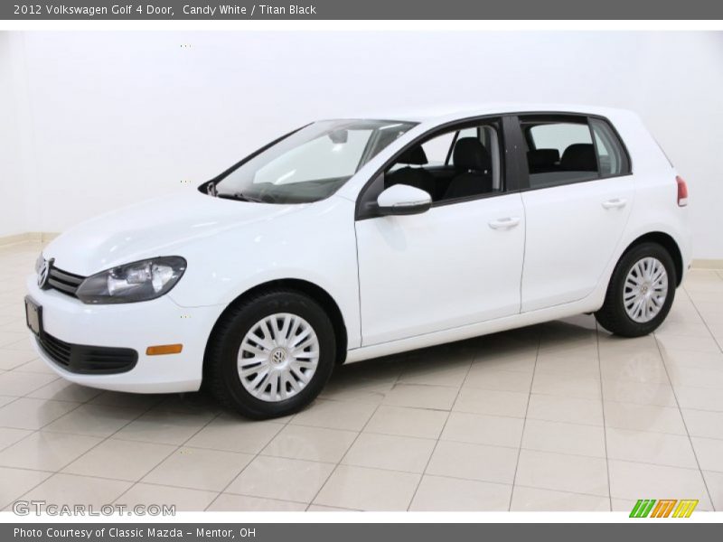 Front 3/4 View of 2012 Golf 4 Door