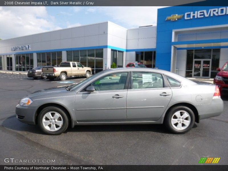 Dark Silver Metallic / Gray 2008 Chevrolet Impala LT