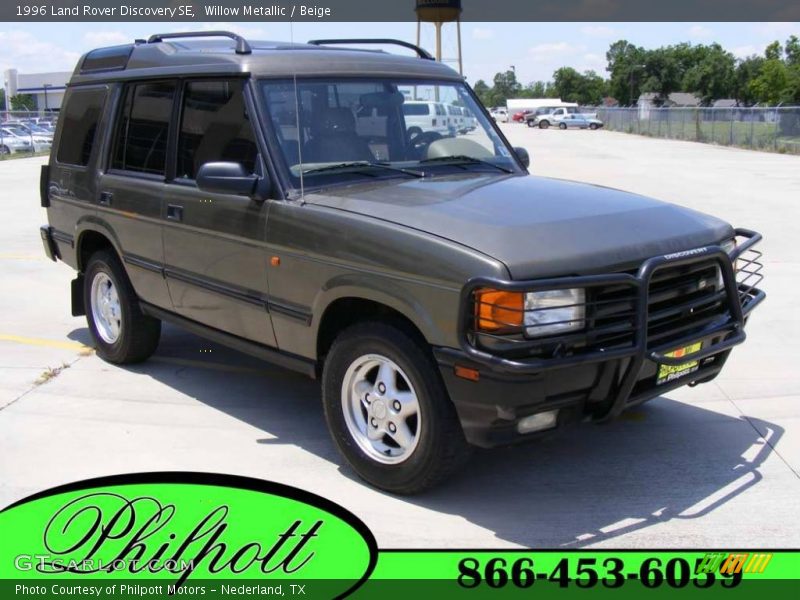 Willow Metallic / Beige 1996 Land Rover Discovery SE