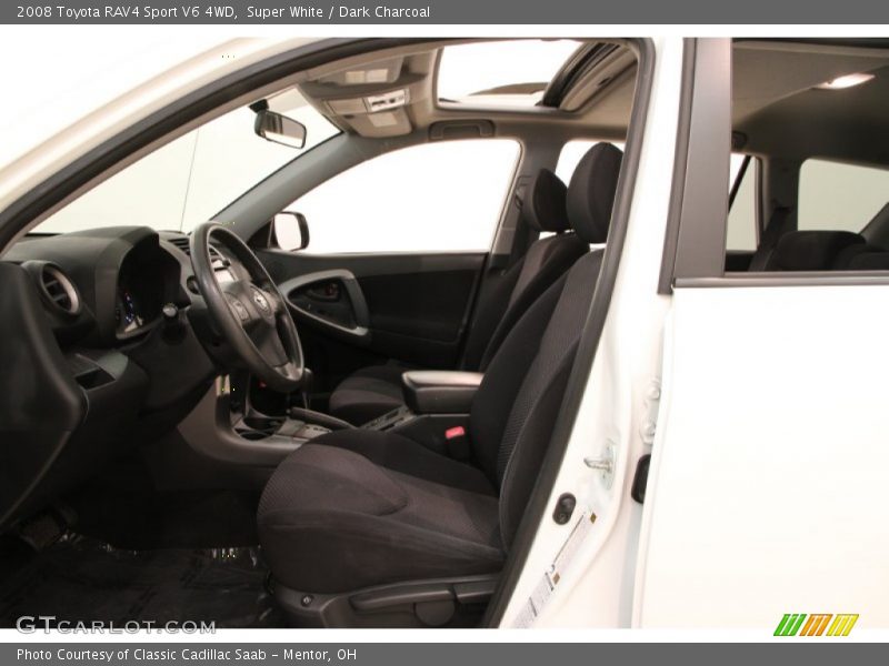 Super White / Dark Charcoal 2008 Toyota RAV4 Sport V6 4WD