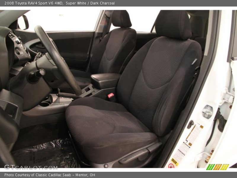 Front Seat of 2008 RAV4 Sport V6 4WD