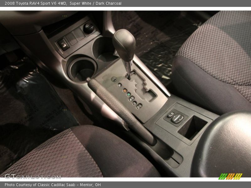 Super White / Dark Charcoal 2008 Toyota RAV4 Sport V6 4WD