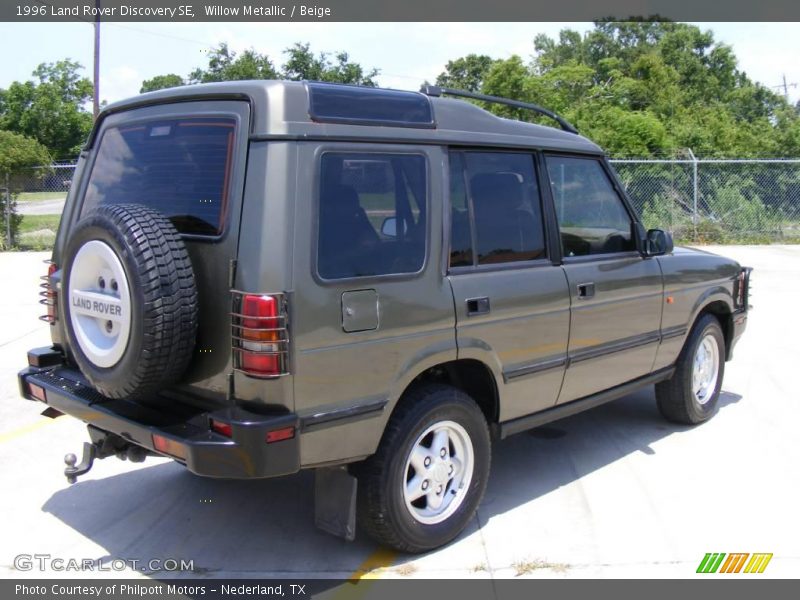 Willow Metallic / Beige 1996 Land Rover Discovery SE