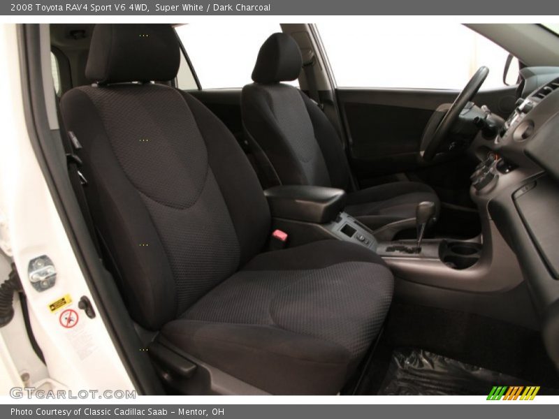 Super White / Dark Charcoal 2008 Toyota RAV4 Sport V6 4WD