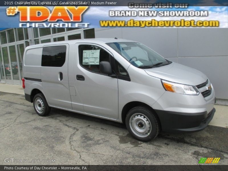 Galvanized Silver / Medium Pewter 2015 Chevrolet City Express LS