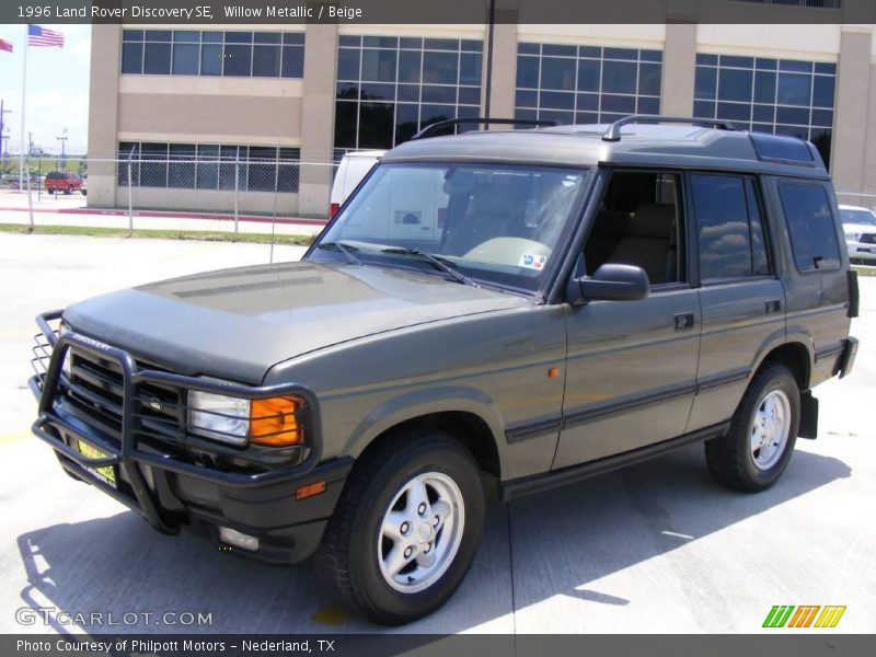 Willow Metallic / Beige 1996 Land Rover Discovery SE