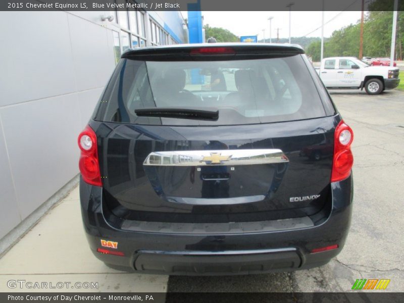 Blue Velvet Metallic / Jet Black 2015 Chevrolet Equinox LS
