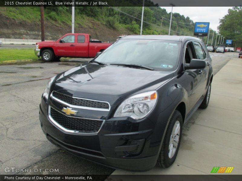 Blue Velvet Metallic / Jet Black 2015 Chevrolet Equinox LS