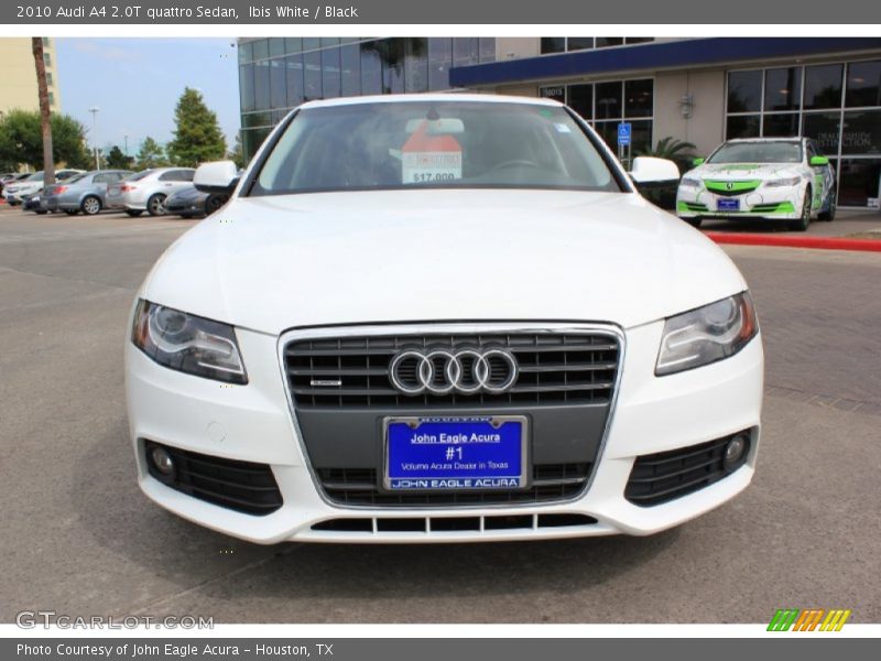 Ibis White / Black 2010 Audi A4 2.0T quattro Sedan