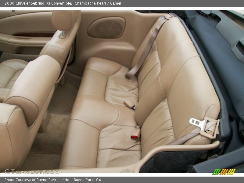 Champagne Pearl / Camel 2000 Chrysler Sebring JXi Convertible