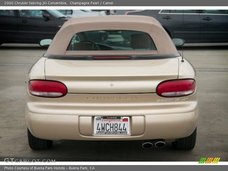 Champagne Pearl / Camel 2000 Chrysler Sebring JXi Convertible