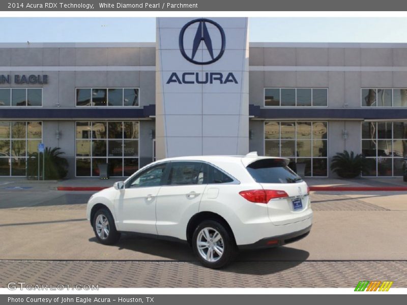 White Diamond Pearl / Parchment 2014 Acura RDX Technology