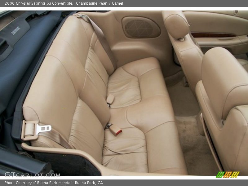 Champagne Pearl / Camel 2000 Chrysler Sebring JXi Convertible