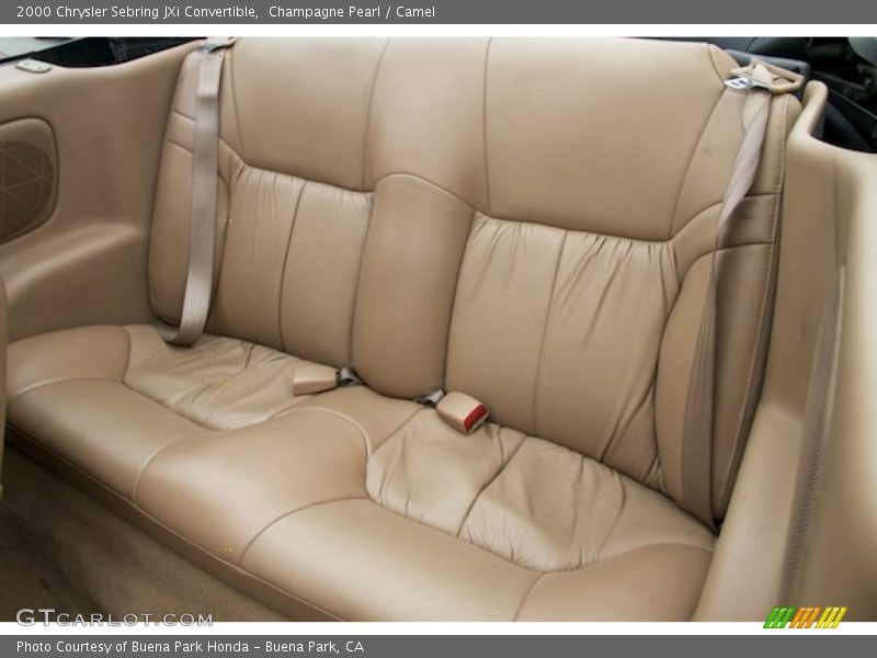 Champagne Pearl / Camel 2000 Chrysler Sebring JXi Convertible