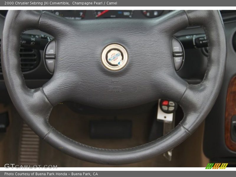 Champagne Pearl / Camel 2000 Chrysler Sebring JXi Convertible
