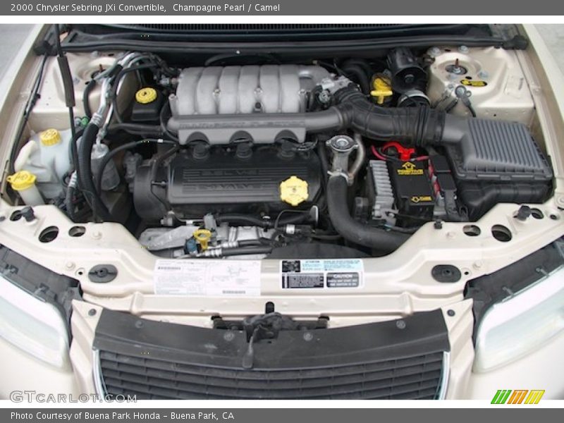 Champagne Pearl / Camel 2000 Chrysler Sebring JXi Convertible