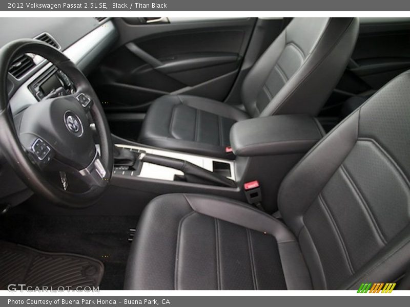 Black / Titan Black 2012 Volkswagen Passat 2.5L SE