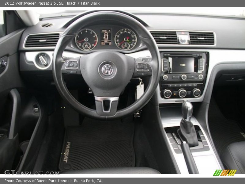 Black / Titan Black 2012 Volkswagen Passat 2.5L SE