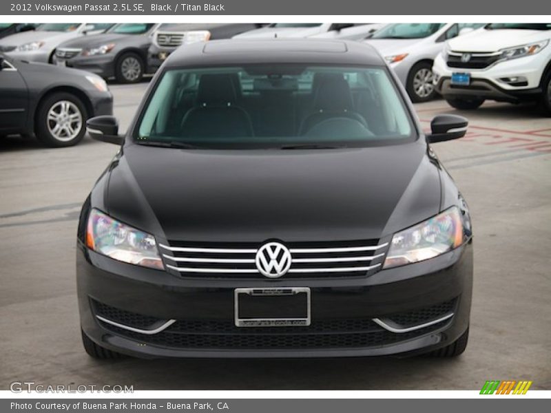 Black / Titan Black 2012 Volkswagen Passat 2.5L SE