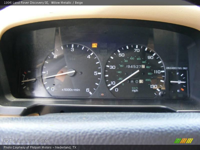 Willow Metallic / Beige 1996 Land Rover Discovery SE