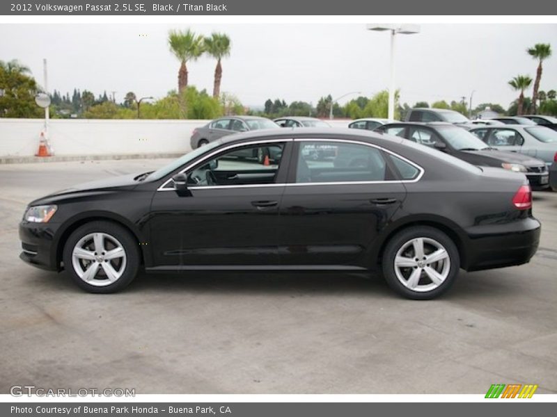 Black / Titan Black 2012 Volkswagen Passat 2.5L SE