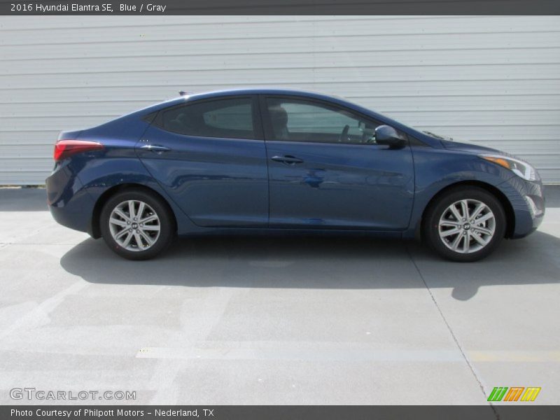 Blue / Gray 2016 Hyundai Elantra SE