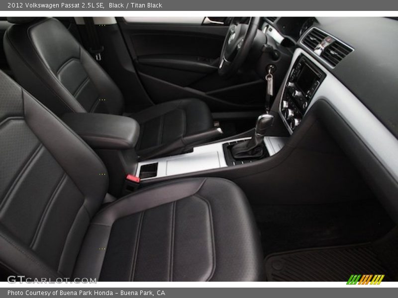 Black / Titan Black 2012 Volkswagen Passat 2.5L SE