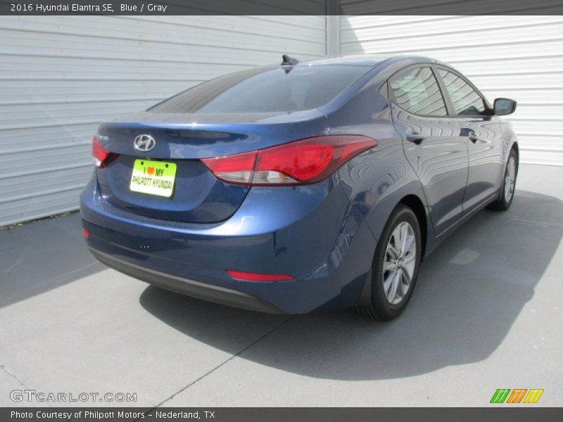 Blue / Gray 2016 Hyundai Elantra SE