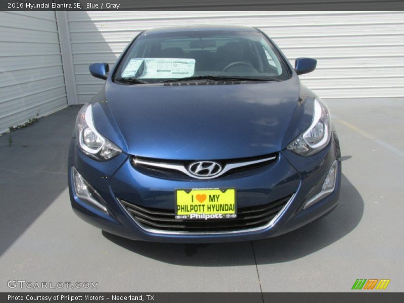 Blue / Gray 2016 Hyundai Elantra SE