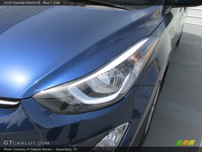 Blue / Gray 2016 Hyundai Elantra SE