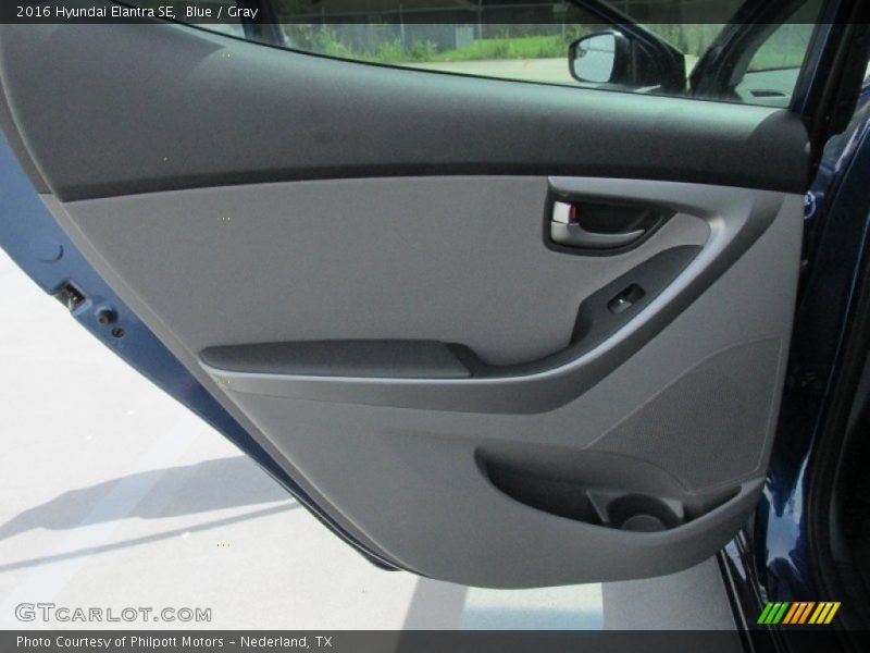 Blue / Gray 2016 Hyundai Elantra SE