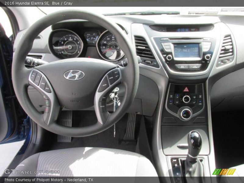 Blue / Gray 2016 Hyundai Elantra SE