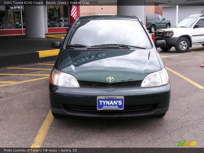 Electric Green / Shadow Gray 2001 Toyota ECHO Coupe