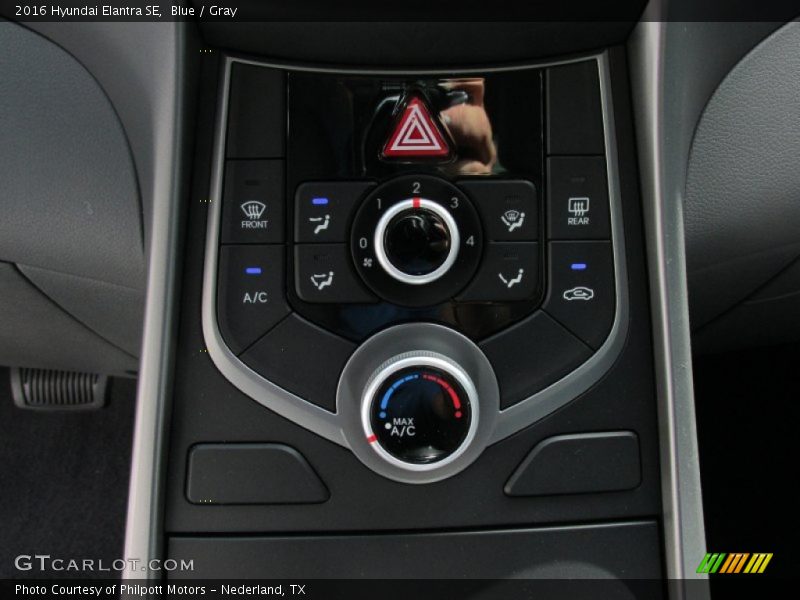 Blue / Gray 2016 Hyundai Elantra SE