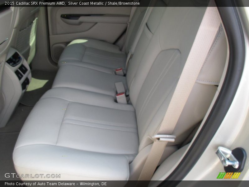 Silver Coast Metallic / Shale/Brownstone 2015 Cadillac SRX Premium AWD