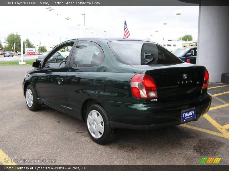 Electric Green / Shadow Gray 2001 Toyota ECHO Coupe