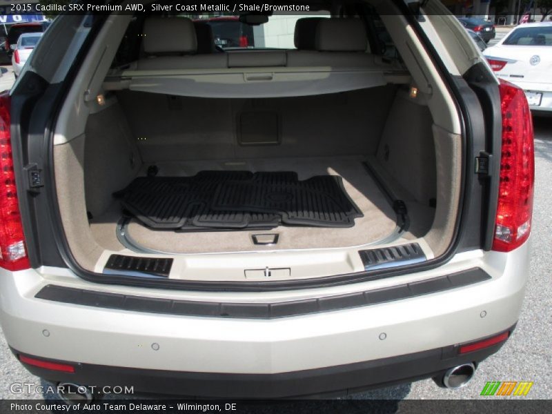 Silver Coast Metallic / Shale/Brownstone 2015 Cadillac SRX Premium AWD