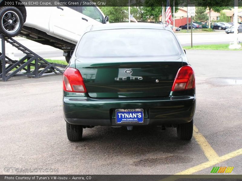 Electric Green / Shadow Gray 2001 Toyota ECHO Coupe