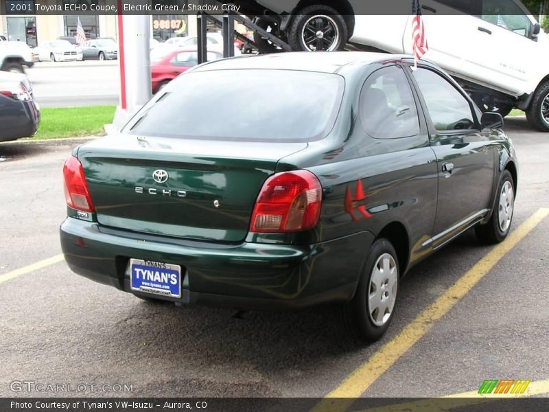 Electric Green / Shadow Gray 2001 Toyota ECHO Coupe