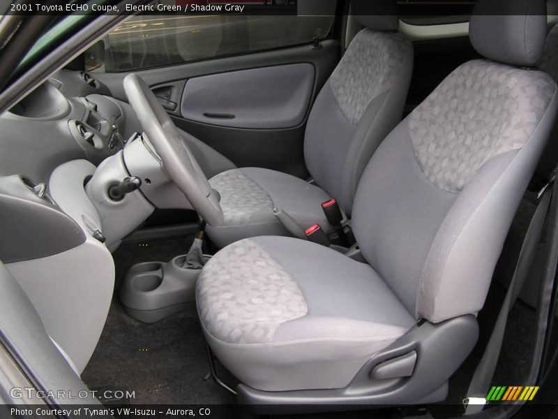 Electric Green / Shadow Gray 2001 Toyota ECHO Coupe
