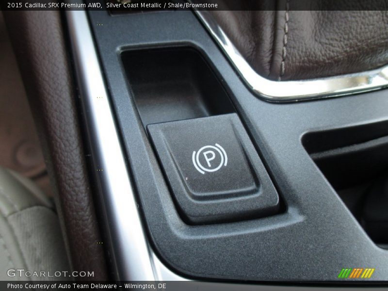 Silver Coast Metallic / Shale/Brownstone 2015 Cadillac SRX Premium AWD